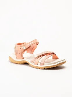 Ecco - Offroad Roam W Lea - Korallrosa sandaler i nubuck
