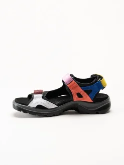 Ecco - Offroad Yucatan W - Multifärgade sandaler i mocka