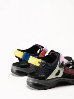 Ecco - Offroad Yucatan W - Multifärgade sandaler i mocka