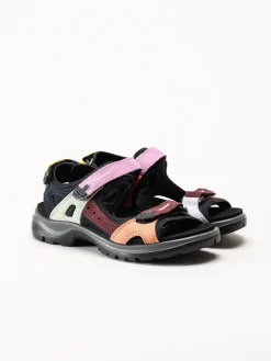 Ecco - Offroad Yucatan W - Multifärgade sandaler i mocka