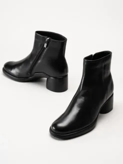 Ecco - Sculpted 35 Clean - Svarta stövletter i skinn