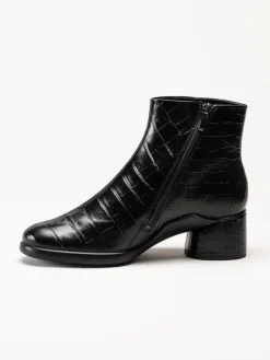 Ecco - Sculpted Lx 35 Mid Cut - Svarta boots i skinn