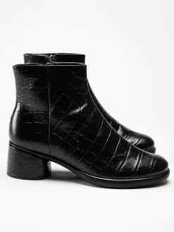 Ecco - Sculpted Lx 35 Mid Cut - Svarta boots i skinn