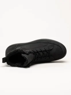 Ecco - Soft 7 Tred Mens GTX - Svarta fodrade kängor med Gore-Tex