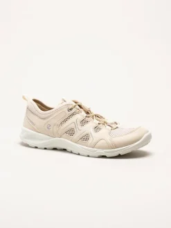 Ecco - Terracruise Lt - Ljusbeige luftiga sneakers