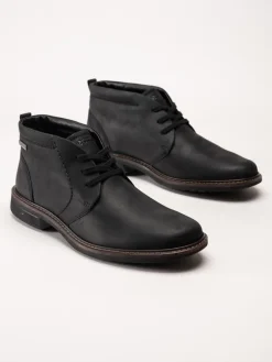 Ecco - Turn Ankle Boot GTX - Svarta kängor i oljat skinn