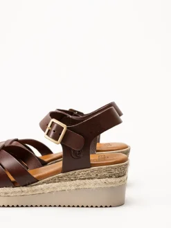 Effortless - Vaquetilla - Mörkbruna sandaletter