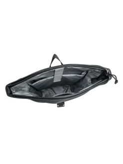 Escape - Rolltop Dull Rubber - Svart ryggsäck i vattenavstötande PU