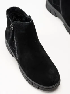 Eskimo - Cheam - Svarta fodrade boots i mocka