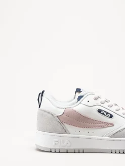 FILA - Riser L - Vita sneakers i skinn och mocka