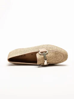 Gabor - Beige loafers i skinn