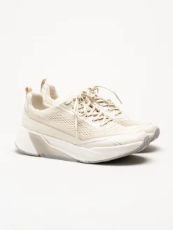 Gabor - Beige sneakers i mesh