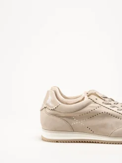 Gabor - Beige sneakers i mocka