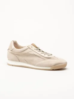 Gabor - Beige sneakers i mocka