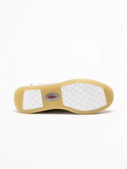 Gabor - Beige sneakers i skinn och mocka
