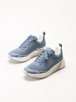 Gabor - Blå sneakers i mesh