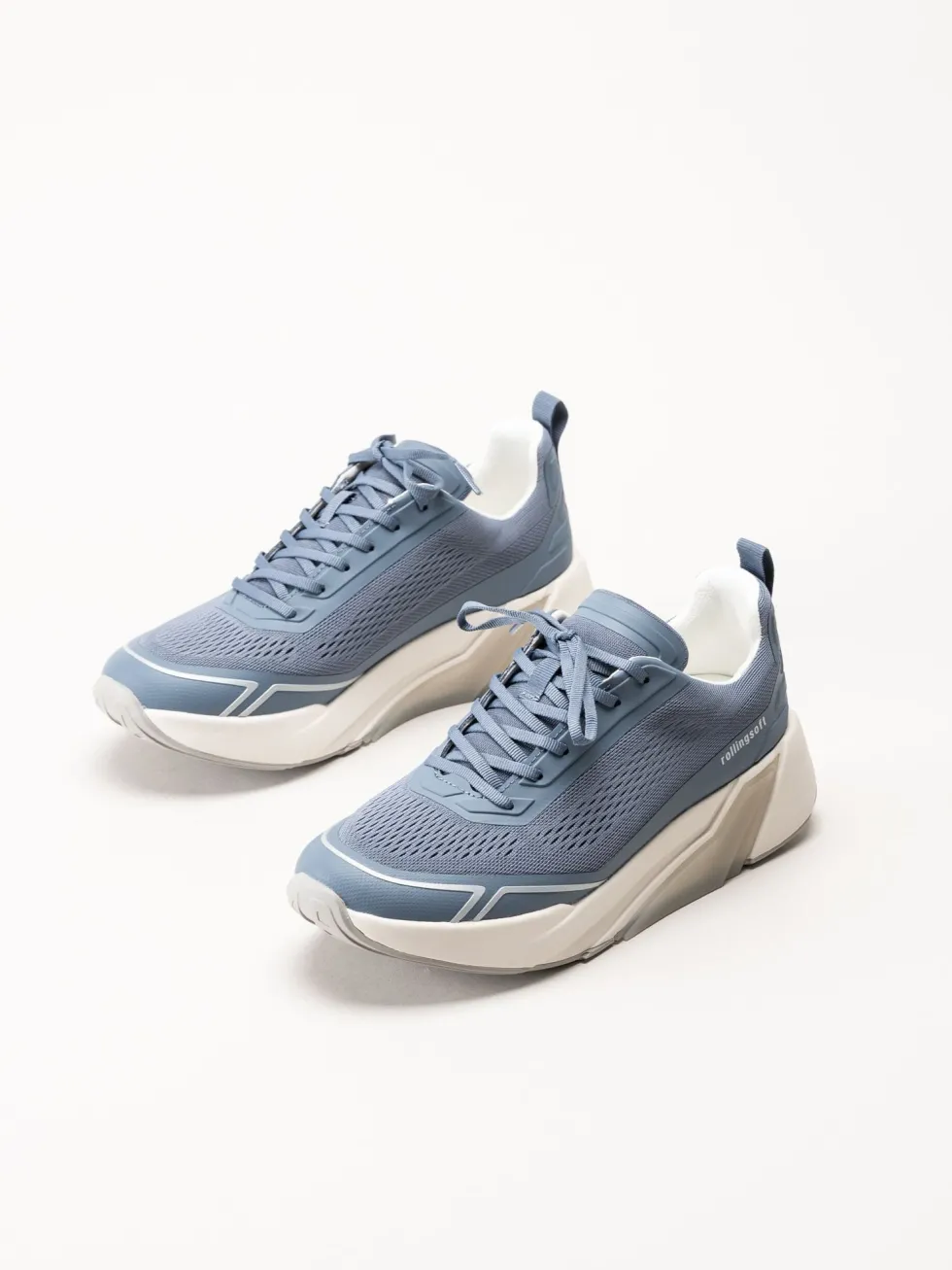 Gabor - Blå sneakers i mesh