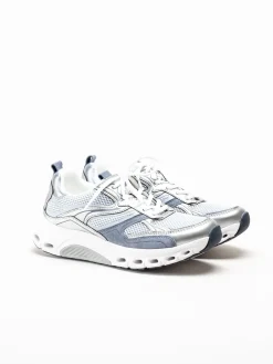 Gabor - Ljusblå sneakers i mesh