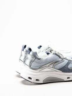 Gabor - Ljusblå sneakers i mesh