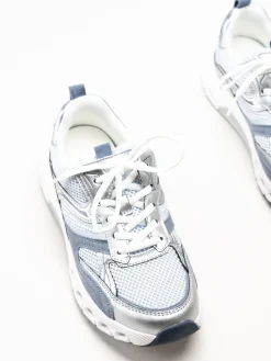 Gabor - Ljusblå sneakers i mesh