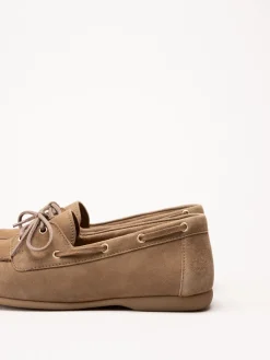 Gabor - Ljusbruna loafers i mocka