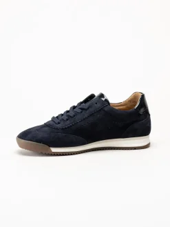 Gabor - Mörkblå sneakers i mocka