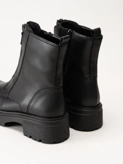Gabor - Svarta fodrade boots i skinn