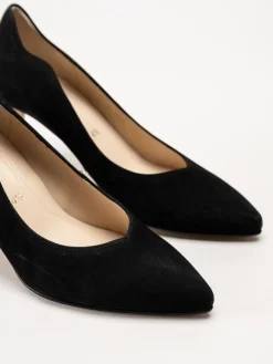 Gabor - Svarta pumps i mocka