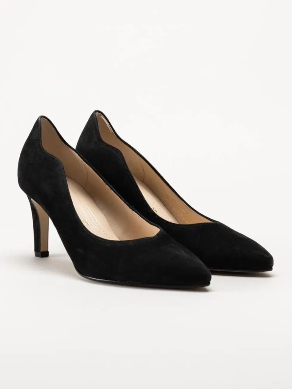 Gabor - Svarta pumps i mocka