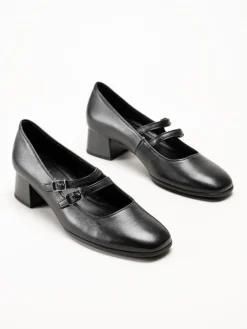 Gabor - Svarta pumps i skinn