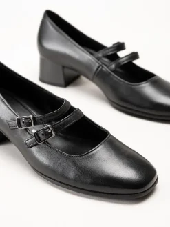 Gabor - Svarta pumps i skinn