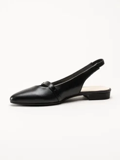Gabor - Svarta slingback pumps i skinn