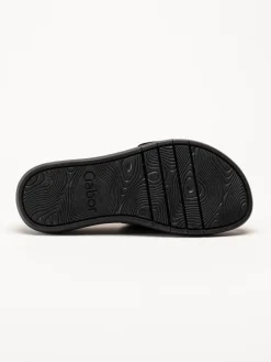 Gabor - Svarta slip in tofflor i mocka