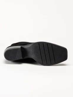 Gabor - Svarta westernboots i mocka