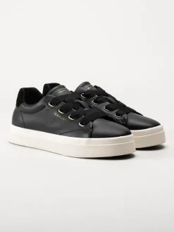 Gant Footwear - Avona Sneaker - Svarta sneakers i skinn