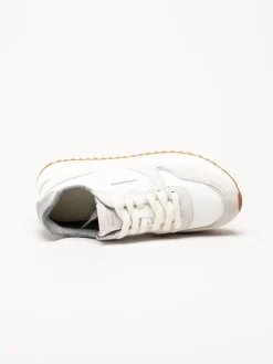 Gant Footwear - Bevinda - Offwhite sneakers i mocka och textil