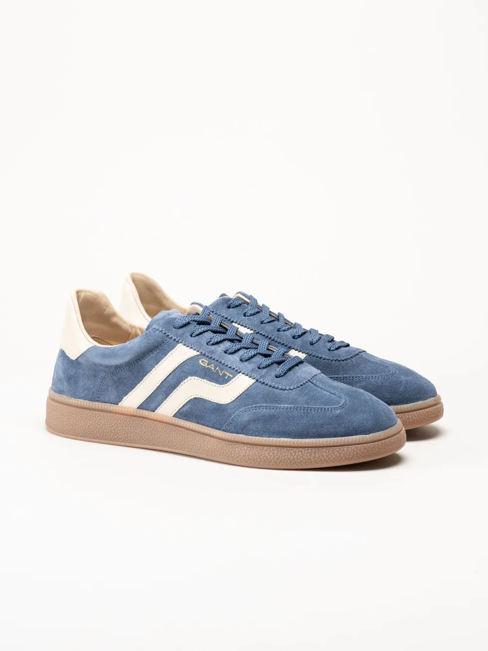 Gant Footwear - Cuzmo - Blå sneakers i mocka