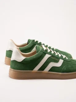 Gant Footwear - Cuzmo Sneaker - Gröna sneakers i mocka