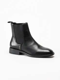 Gant Footwear - Fayy - Svarta chelsea boots i skinn