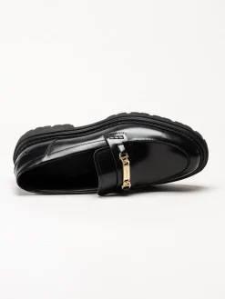 Gant Footwear - Ivyhill Low Lace Shoe - Svarta loafers i skinn
