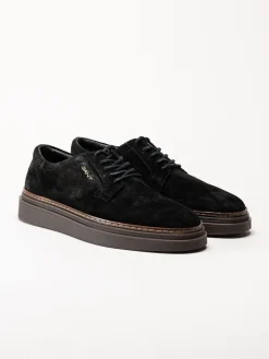Gant Footwear - Kinzoon low lace - Svarta mockaskor med snörning