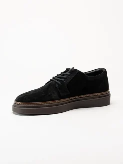 Gant Footwear - Kinzoon low lace - Svarta mockaskor med snörning