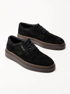 Gant Footwear - Kinzoon low lace - Svarta mockaskor med snörning