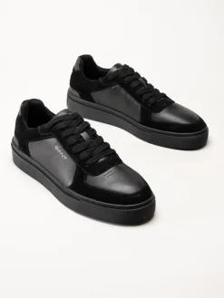Gant Footwear - Mc Julien Sneaker - Svarta sneakers i skinn och mocka