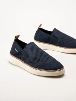 Gant Footwear - San Prep - Marinblå slip on textilskor