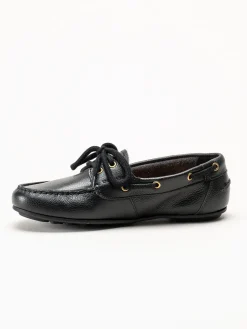 Gant Footwear - Seabaya - Svarta loafers i skinn