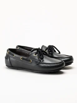 Gant Footwear - Seabaya - Svarta loafers i skinn