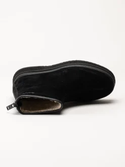 Gant Footwear - Sistown Mid Boot - Svarta varmfodrade boots i mocka