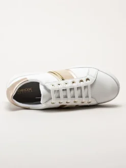 Geox - D Jaysen - Vita multifärgade sneakers i skinn