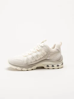 Green Comfort - London sneaker - Vita sneakers i mocka och mesh